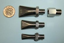 Nosel lebar pemanas udara panas