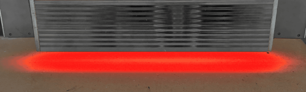 Jenis lampu paralel kinerja tinggi Pemanas garis inframerah jauh FLH-65