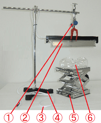 Kit lab iradiator tipe garis sinar ultraviolet LKUVL-115 Kit lab iradiator tipe garis sinar ultraviolet LKUVL-115