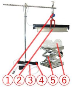 Kit lab iradiator sinar ultraviolet UVL-115-LK