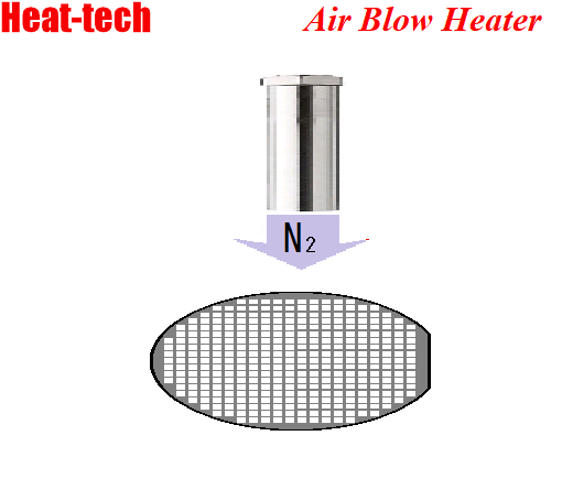 Pengeringan nitrogen dari wafer silikon Pengeringan nitrogen dari wafer silikon