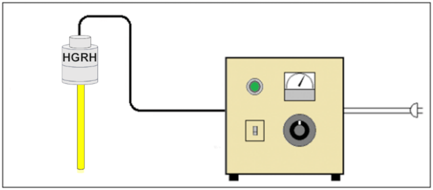 Pemanas batang kaca halogen HGRH-45 Pemanas batang kaca halogen HGRH-45