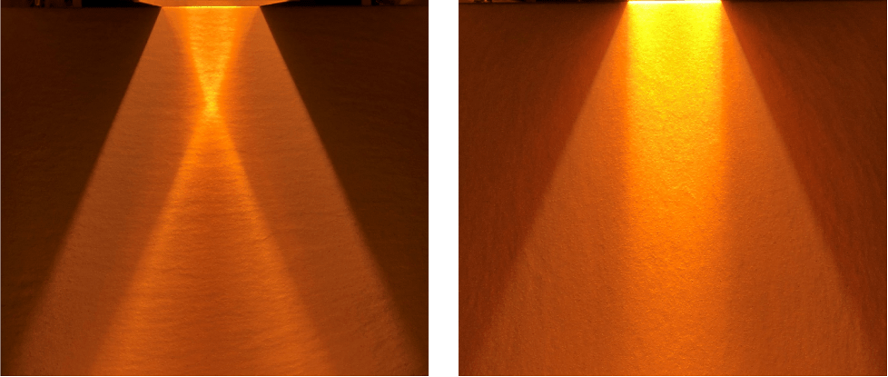 Jarak fokus dan lebar fokus dari pemanas garis halogen Jarak fokus dan lebar fokus dari pemanas garis halogen